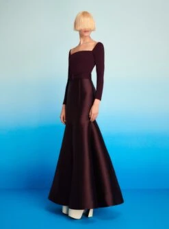 The Mabel Dress In Plum