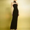 The Amari Maxi Dress In Black 1 The Amari Maxi Dress In Black -Paramount Dresses Store 221020 SolaceLondon PF23 11 033 R1