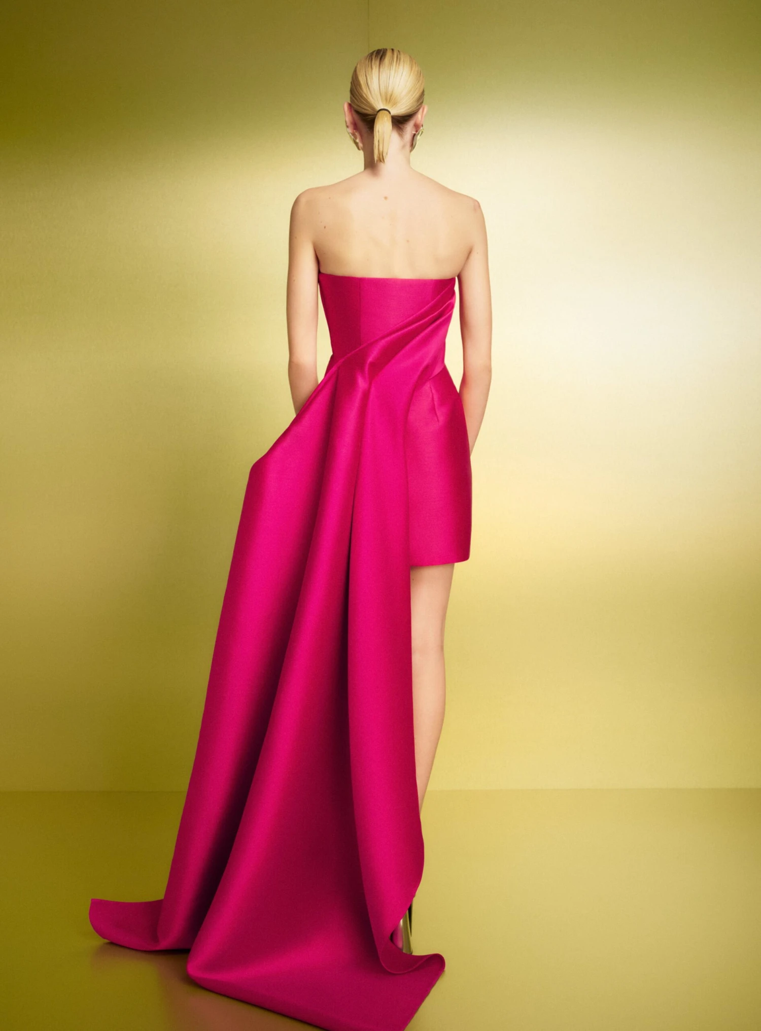 The Meyer Mini Dress In Cerise 5 The Meyer Mini Dress In Cerise - Image 3