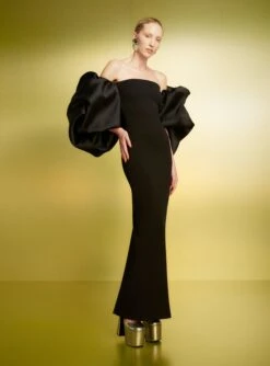 The Pia Maxi Dress In Black