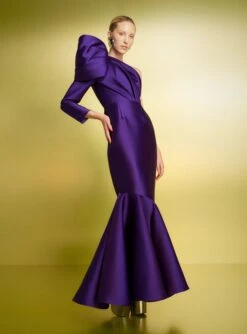 The Heyam Maxi Dress In Amethyst -Paramount Dresses Store 221020 SolaceLondon PF23 19 056 R1