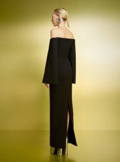 The Eliana Maxi Dress In Black -Paramount Dresses Store 221020 SolaceLondon PF23 24 126 R1