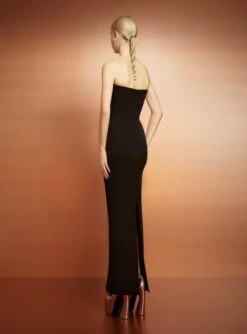 The Zuri Maxi Dress In Bright Green And Black -Paramount Dresses Store 221021 SolaceLondon PF23 27 013 R1