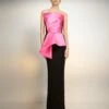 The Zuri Maxi Dress In Pink And Black -Paramount Dresses Store 221021 SolaceLondon PF23 36 014 R1 25896336 523f 4a06 b892 93bb2b407576