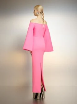 The Eliana Maxi Dress In Pink 8 The Eliana Maxi Dress In Pink -Paramount Dresses Store 221021 SolaceLondon PF23 40 089 R1