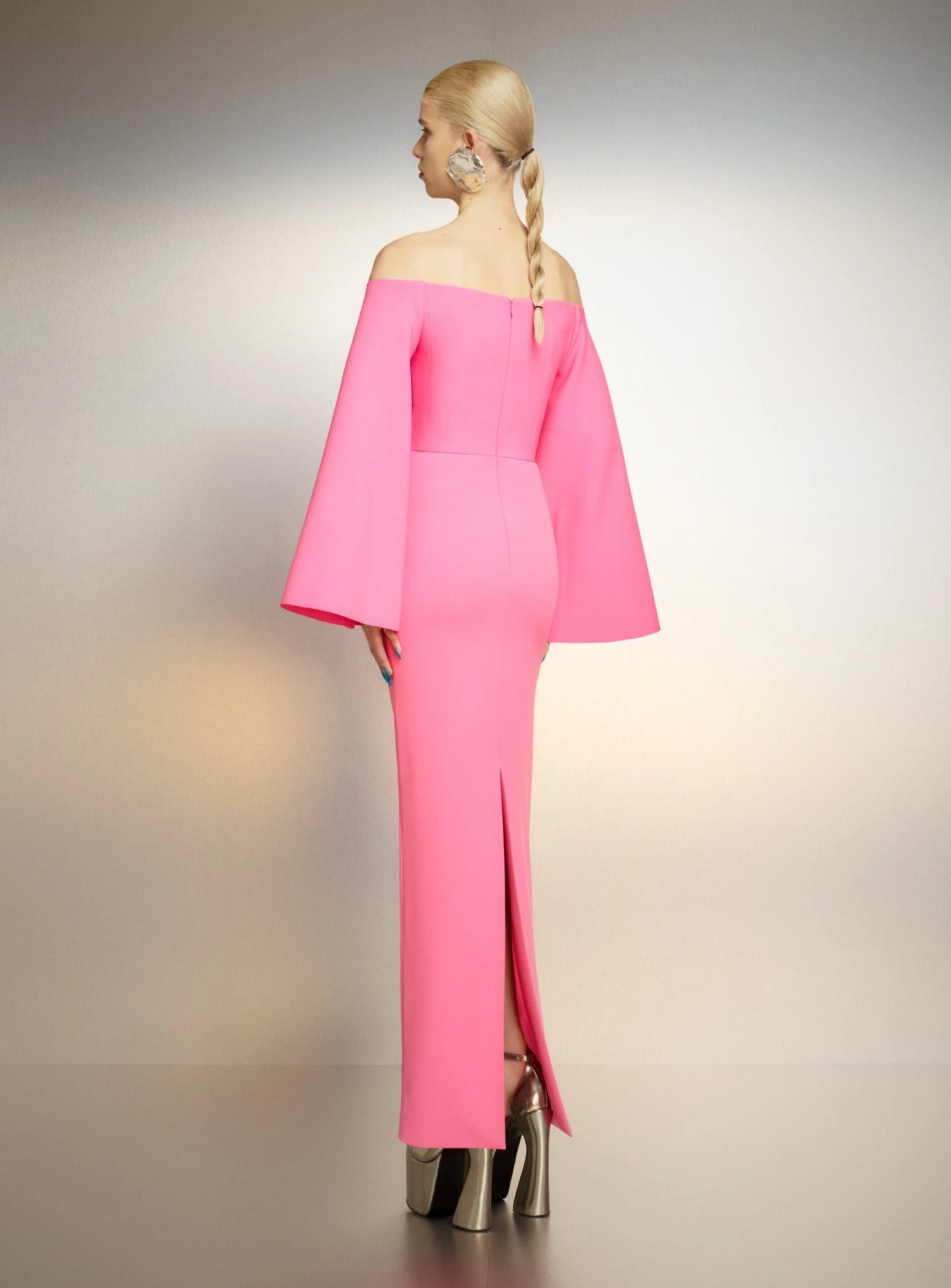 The Eliana Maxi Dress In Pink 5 The Eliana Maxi Dress In Pink - Image 4
