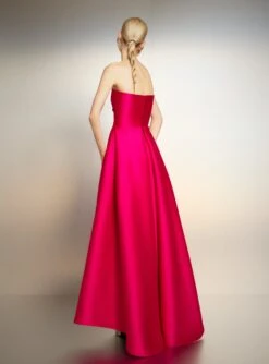 The Tiffany Maxi Dress In Cerise -Paramount Dresses Store 221021 SolaceLondon PF23 42 021 R1