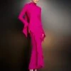 The Nella Maxi Dress In Fuchsia -Paramount Dresses Store 221024 SolaceLondon PF23 50 082 R1