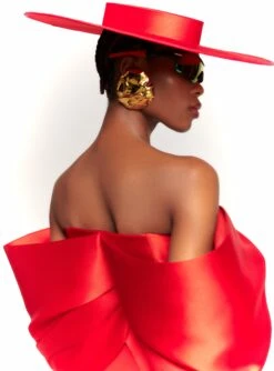 The Filippa Maxi Dress In Red -Paramount Dresses Store 230309 SolaceLondon RS23 01 090 R1