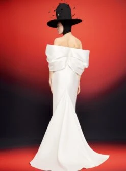 The Delphina Maxi Dress In Cream -Paramount Dresses Store 230309 SolaceLondon RS23 13 124 R1