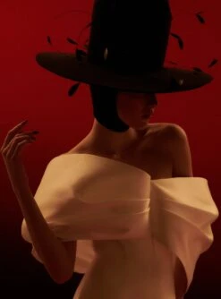 The Delphina Maxi Dress In Cream -Paramount Dresses Store 230309 SolaceLondon RS23 13 156 R1