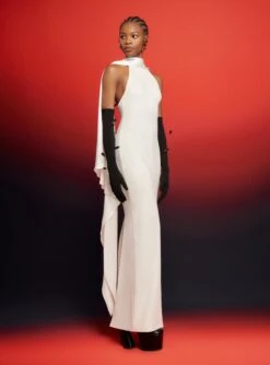 The Dahlia Maxi Dress In Cream