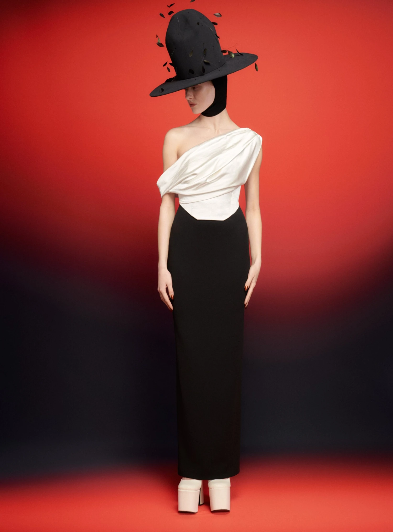 The Kara Maxi Dress In Cream And Black 3 The Kara Maxi Dress In Cream And Black