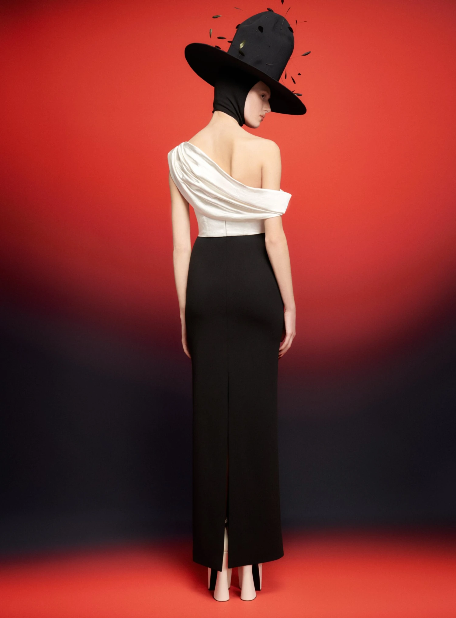 The Kara Maxi Dress In Cream And Black 5 The Kara Maxi Dress In Cream And Black - Image 3