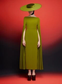 The Grace Maxi Dress In Sweet Pea Green -Paramount Dresses Store 230309 SolaceLondon RS23 18 004 R1