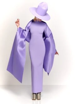 The Lyana Maxi Dress In Lilac