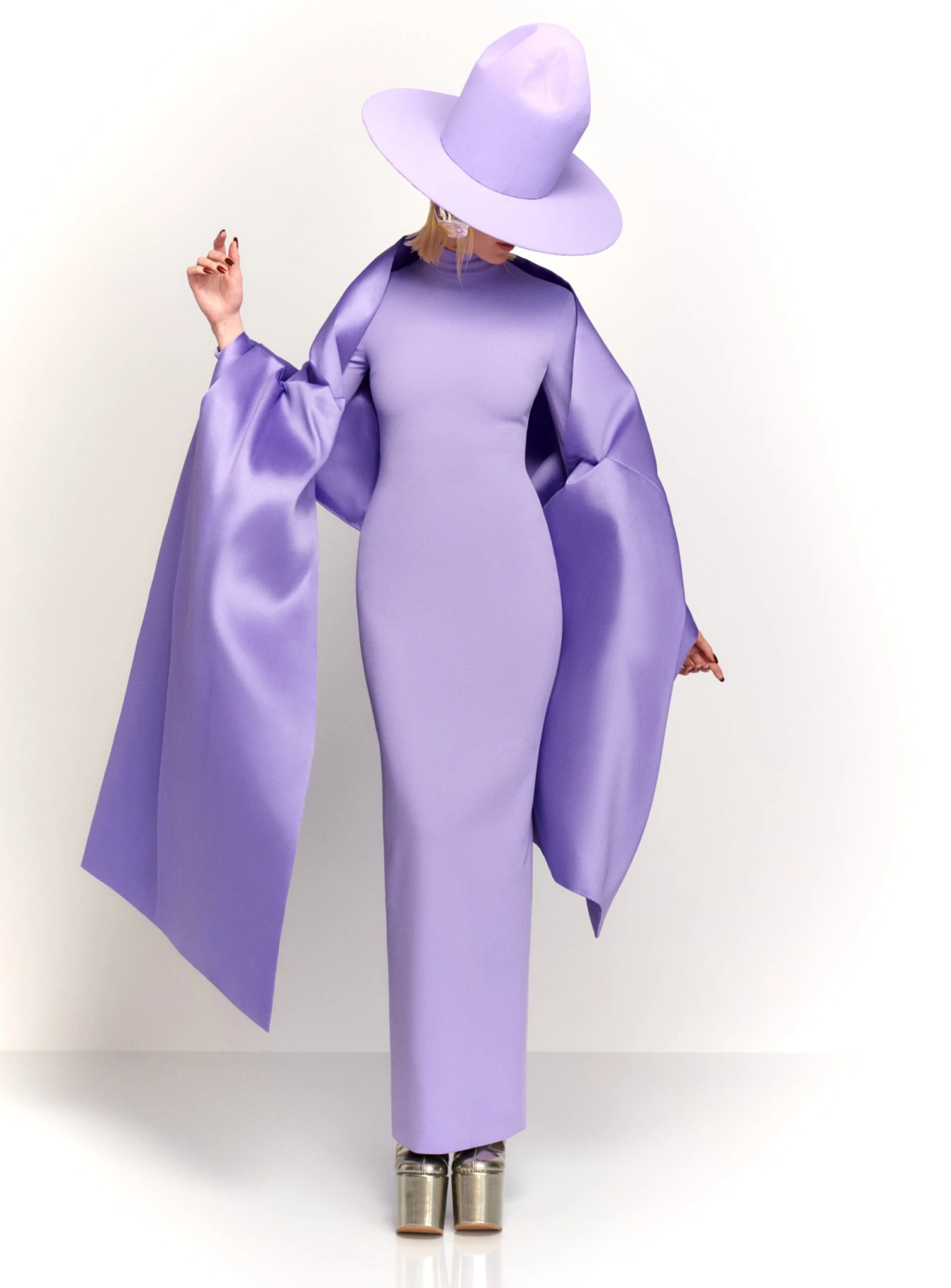 The Lyana Maxi Dress In Lilac 3 The Lyana Maxi Dress In Lilac