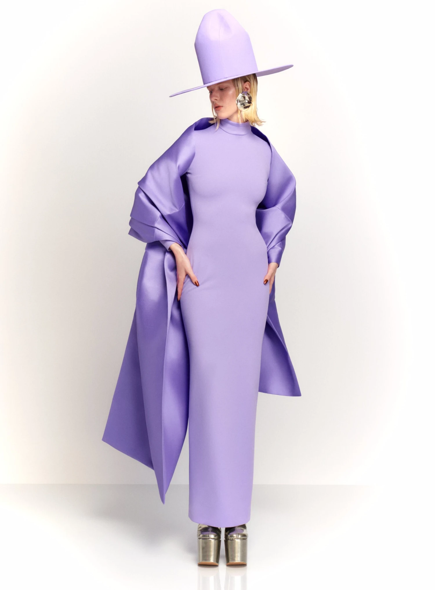 The Lyana Maxi Dress In Lilac 4 The Lyana Maxi Dress In Lilac - Image 2