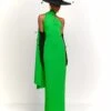 The Demi Maxi Dress In Bright Green -Paramount Dresses Store 230309 SolaceLondon RS23 28 033 R1