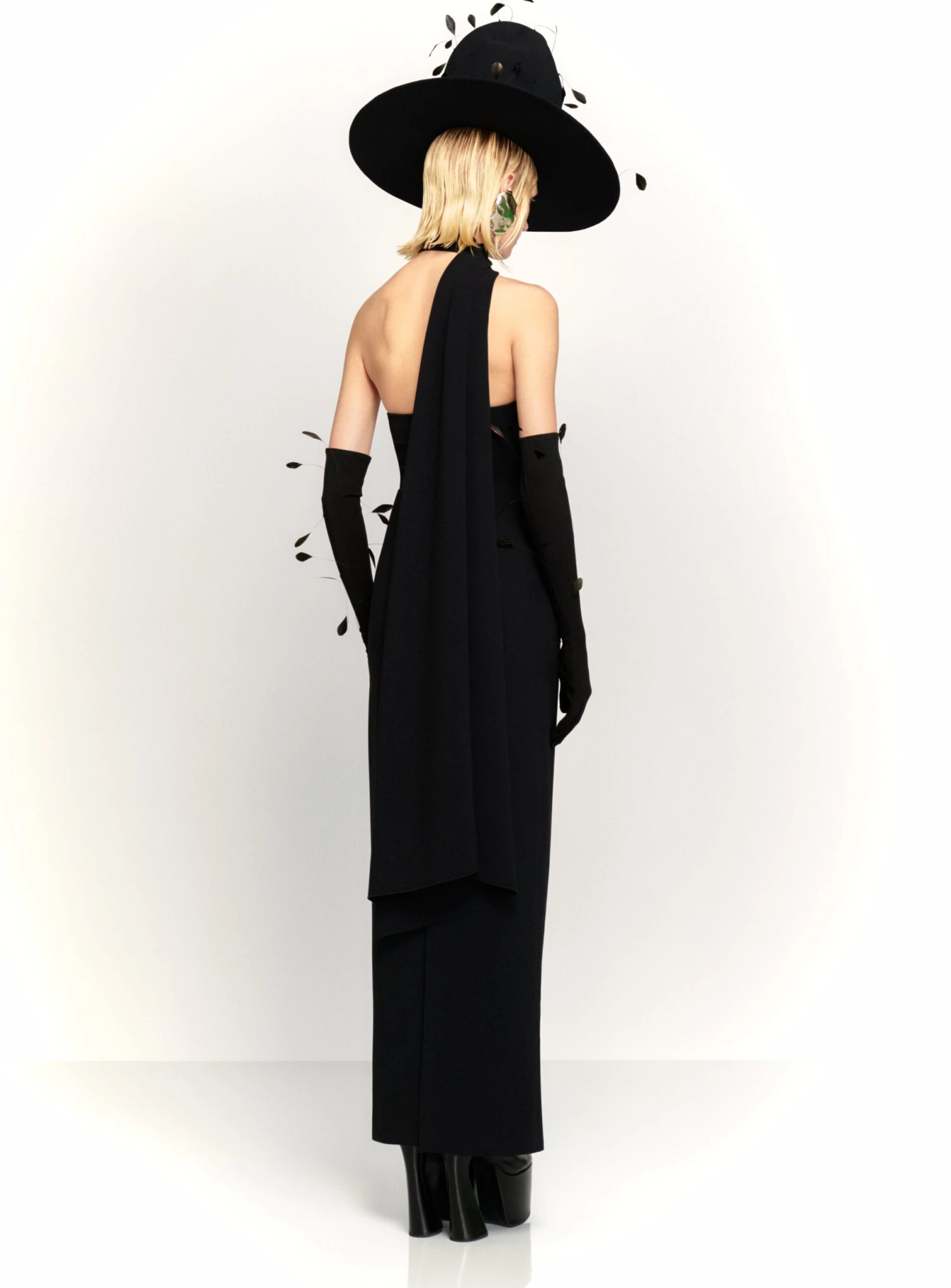 The Demi Maxi Dress In Black 6 The Demi Maxi Dress In Black - Image 4