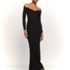 The Tara Maxi Dress In Black 1 The Tara Maxi Dress In Black -Paramount Dresses Store 230309 SolaceLondon RS23 37 025 R1