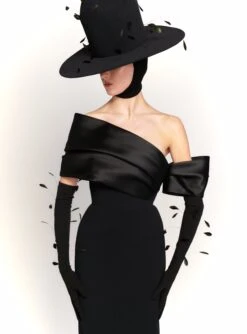 The Alexis Maxi Dress In Black -Paramount Dresses Store 230309 SolaceLondon RS23 39 046 R1