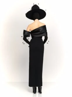 The Alexis Maxi Dress In Black -Paramount Dresses Store 230309 SolaceLondon RS23 39 110 R1