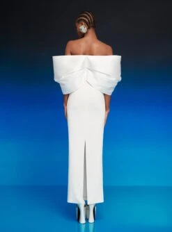 The Filippa Maxi Dress In Cream -Paramount Dresses Store 230309 SolaceLondon RS23 49 129 R1