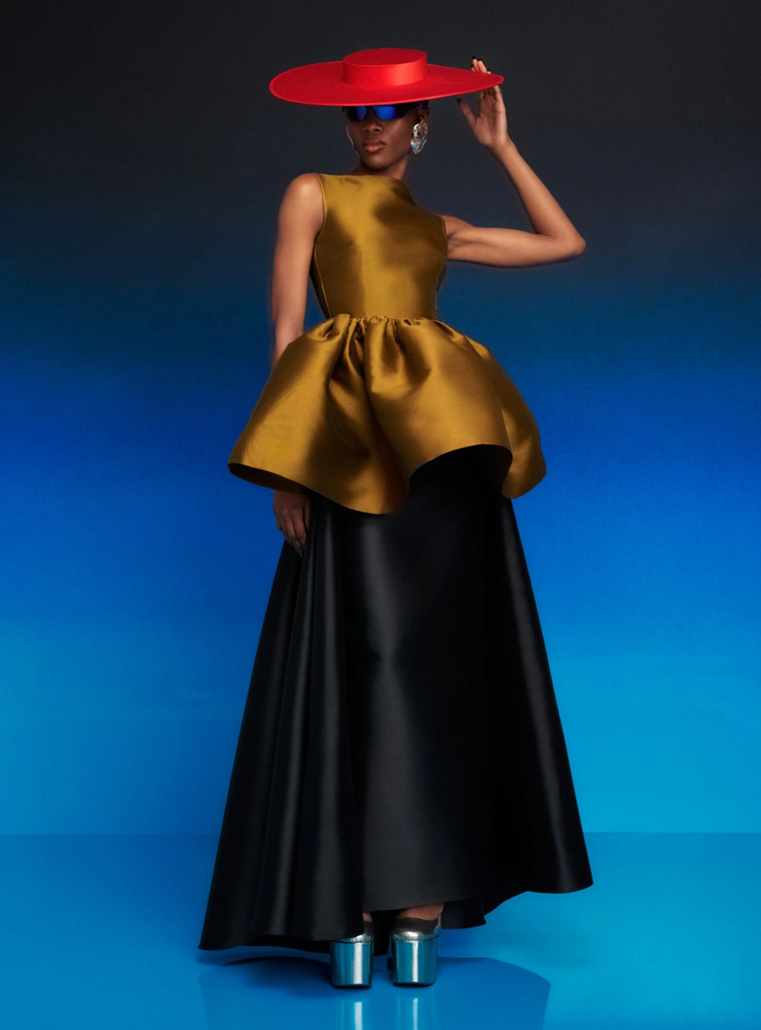 The Simona Top In Gold 4 The Simona Top In Gold - Image 2