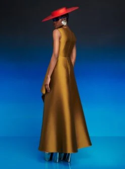 The Avena Jumpsuit In Gold -Paramount Dresses Store 230309 SolaceLondon RS23 52 212 R1