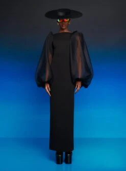 The Karla Maxi Dress In Black 8 The Karla Maxi Dress In Black -Paramount Dresses Store 230309 SolaceLondon RS23 53 039 R1