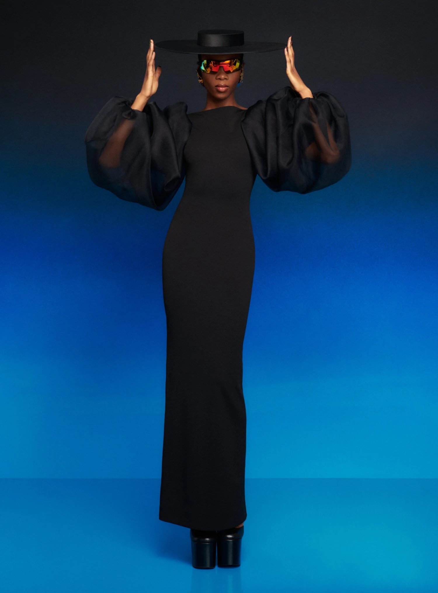 The Karla Maxi Dress In Black 4 The Karla Maxi Dress In Black - Image 2