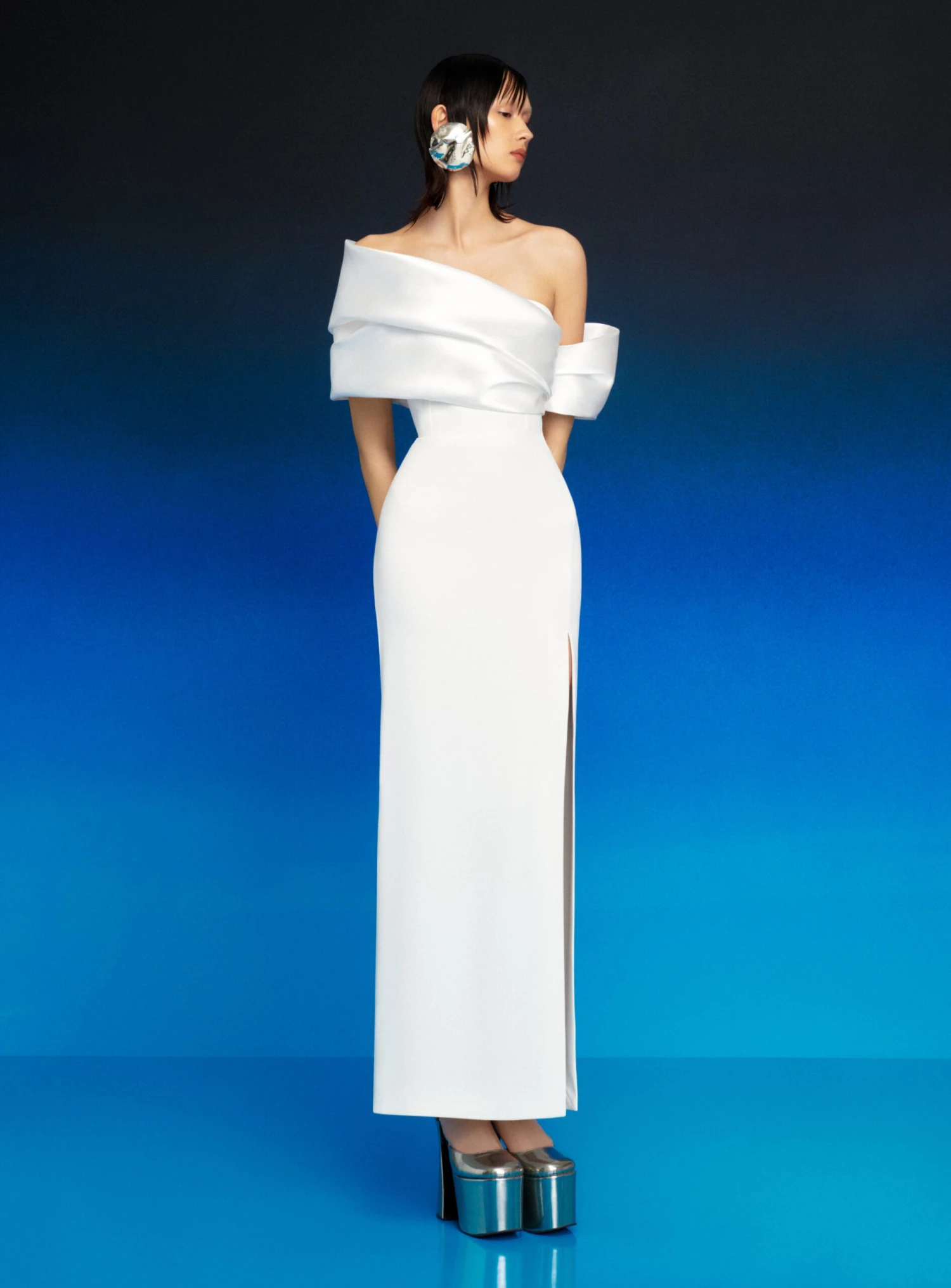 The Alexis Maxi Dress In Cream 4 The Alexis Maxi Dress In Cream - Image 2