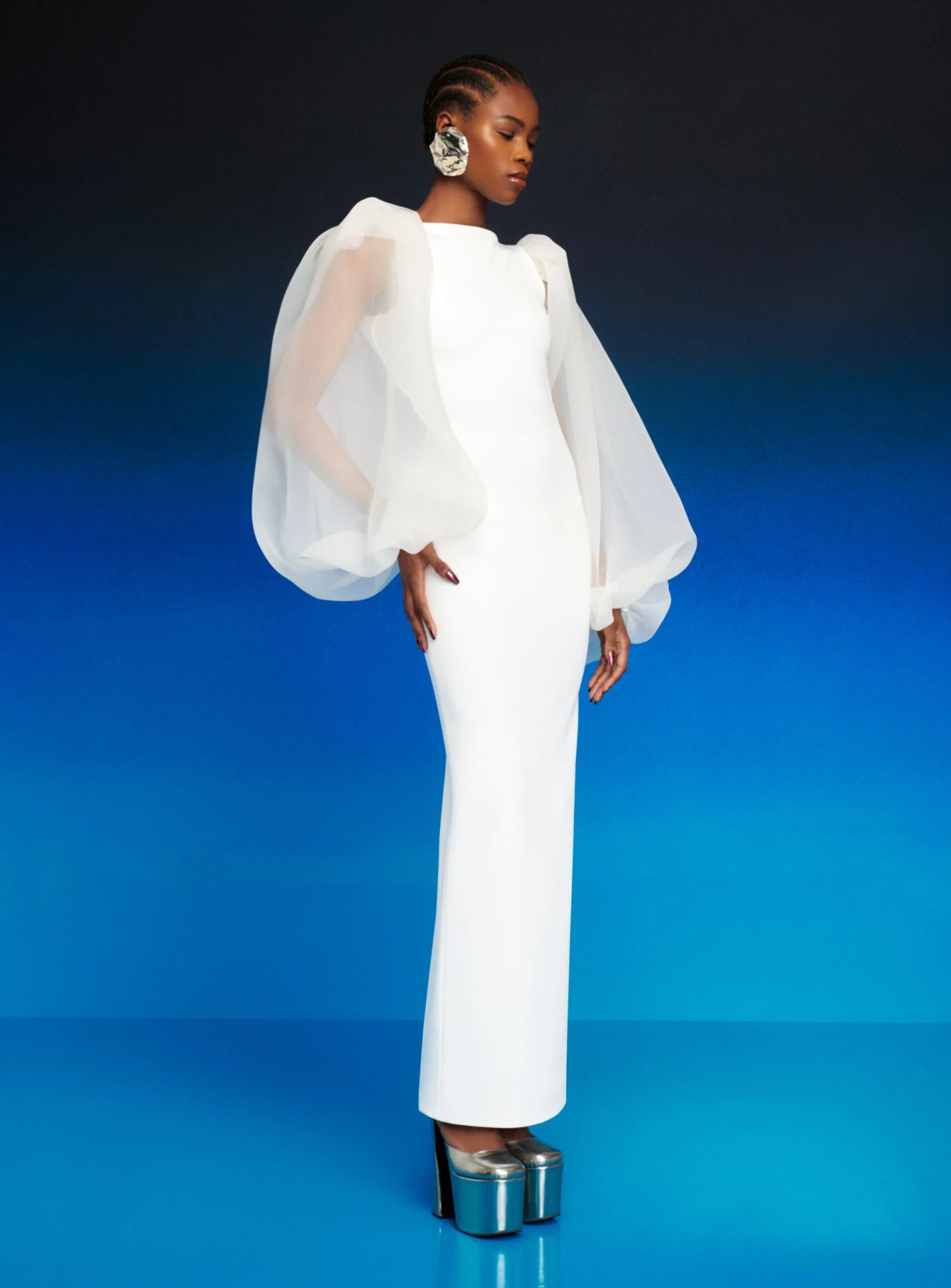 The Karla Maxi Dress In Cream 4 The Karla Maxi Dress In Cream - Image 2