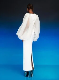 The Karla Maxi Dress In Cream 7 The Karla Maxi Dress In Cream -Paramount Dresses Store 230309 SolaceLondon RS23 61 173 R1