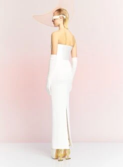 The Afra Maxi Dress In Cream -Paramount Dresses Store AFRA MAXI DRESS OS39029 CREAM 119 R1