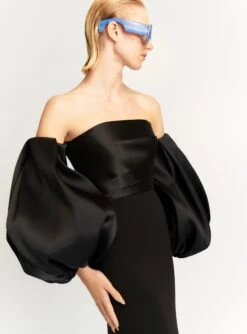 The Carmen Maxi Dress In Black