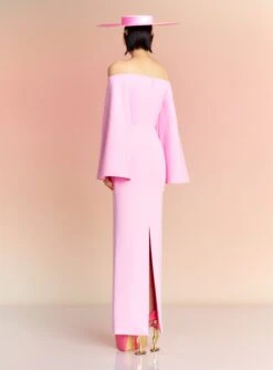 The Eliana Maxi Dress In Blush -Paramount Dresses Store ELIANA MAXI DRESS OS36030 BLUSH 064 R1