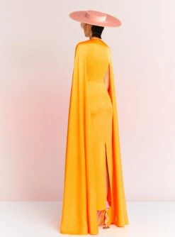 The Elya Maxi Dress In Orange -Paramount Dresses Store ELYA MAXI DRESS OS39022 ORANGE 195 R1