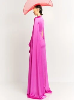 The Elya Maxi Dress In Pink -Paramount Dresses Store ELYA MAXI DRESS OS39022 PINK509 205 R1
