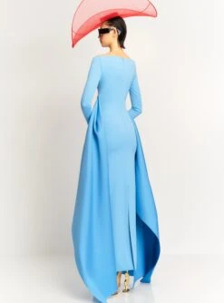 The Irma Maxi Dress In Bluebell -Paramount Dresses Store IRMA MAXI DRESS OS39020 BLUEBELL 031 R1