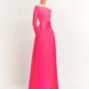 The Irma Maxi Dress In Ultra Pink -Paramount Dresses Store IRMA MAXI DRESS OS39020 ULTRAPINK 041 R4