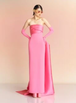 The Kinsley Maxi Dress In Rose Pink