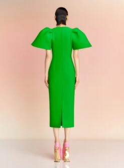Paramount Dresses Store -Paramount Dresses Store LORA MIDI DRESS OS36025 BRIGHTGREEN 022 R1