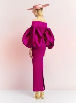 The Mora Maxi Dress In Fuchsia -Paramount Dresses Store MORA MAXI DRESS OS39021 FUCHSIA 134 R1