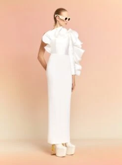 The Rex Maxi Dress In Cream