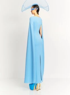 The Sadie Maxi Dress In Bluebell -Paramount Dresses Store SADIE MAXI DRESS OS35009 BLUEBELL 092 R1