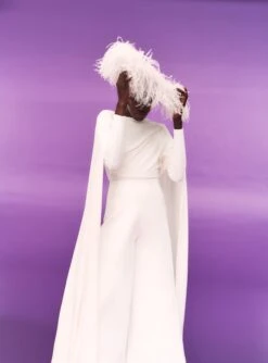 The Karli Bodysuit In Cream 10 The Karli Bodysuit In Cream -Paramount Dresses Store SOLACE LONDON OS30006 KARLI BODYSUIT WINTER WHITE 1