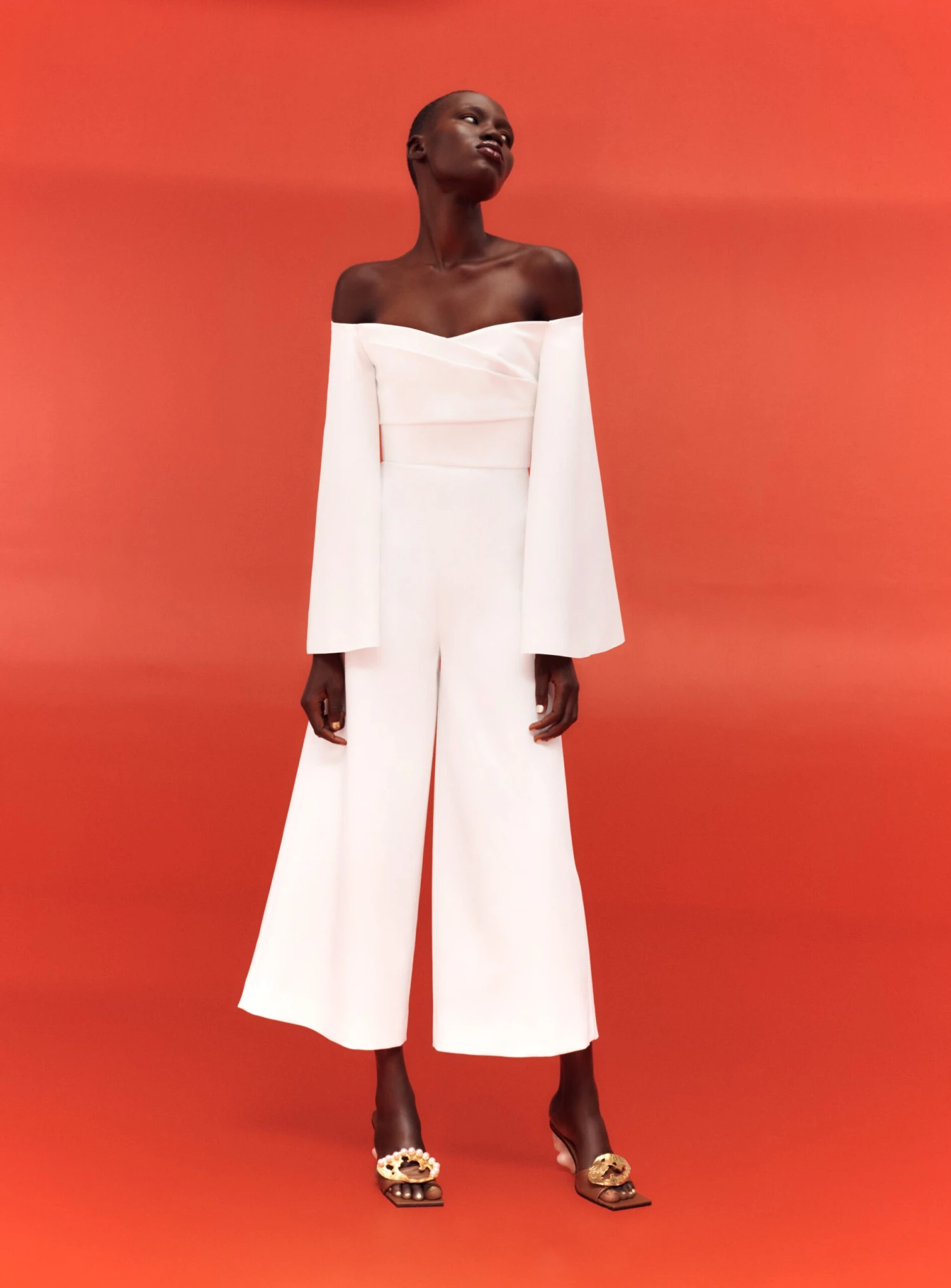 The Almira Jumpsuit In Cream 4 The Almira Jumpsuit In Cream - Image 2