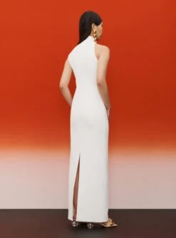 The Yara Maxi Dress In Cream -Paramount Dresses Store SOLACE LONDON OS31035 YARA MAXI DRESS CREAM 2